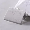 Jewelry Pouches Bags 200Pcs Luxury White Art Paper Package Card Embossed Earring Cards Custom Logo Edwi22