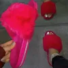 dames paarse slippers