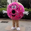 Halloween Donut Mascot Costume Top Quality Cartoon Plush Anime Theme Character Christmas Carnival Adults Birthday Party Fancy Outfit