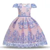 Filles Princesse Enfants Robes pour Filles Tutu Dentelle Fleur Brodée Robe De Bal Bébé Filles Vêtements Enfants Robe De Fête De Mariage 52 Y2