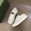 2021SS Top Kwaliteit Casual schoenen Luxe designer Sneaker echt lederen gaas Pointed Toe Race Runner buiten zijn maat38-45 MKJL0001