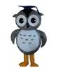 Performance owl animal Mascot Costume Halloween Christmas Fancy Party Dress Cartoon Character Suit Carnival Unisex Adults Outfit