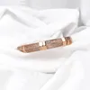 Fashion Classic Personalised Design Bangle roestvrijstalen zirkoonletters Iced 18K Rose Gold Bracelet for Women Boemian Promi8261385