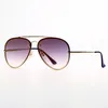 Мужские солнцезащитные очки дизайн солнцезащитные очки моды пилотные очки ретро металлические рамки солнцезащитные очки UV
