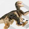 RC Dinosaur 24g Raptor Spray RC Animal Remote Control Jurassic Velociraptor Dinobot Walking Music Toys Q0823238800