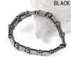 Charm Bracelets 1/Pc Black Magnetic Hematite Bracelet For Men Women Healthy Jewelry Accessories Fashion Gifts