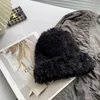 M408 New Winter Women's Faux Fur Hat Plush Knitted Hats Lady Soft Warm Caps