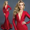 long red prom gown