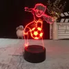LED SMART SENSOR NIGHT Light Ozora Tsubasa Figure 3D FEON LAMPE ATMOSPHERE ANIME Capitaine de la lumière de la nuit