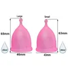 Wholesales Mestrual Cups Hygiener Period For Women 100% Medical Grade Silicone Menstrual Cup Reusable Soft