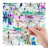 Gift Wrap 50pcs Colorful Dragonfly Stickers For Notebook Stationery Laptop Cute Sticker Aesthetic Craft Supplies Scrapbooking Mate9478866