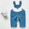 Jeans Overall Mädchen Patchwork Flügel Dreidimensionale Tasche Kinder Denim Overalls Herbst Baby Kleidung Für Mädchen 210417
