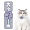 Colliers de chat conduit collier pour animaux de compagnie Simulation camélia petits chiens chats coton décoration avec boucle réglable maison animaux accessoires