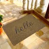 Polyester Black Brown Entrance Doormat TPR Rubber Bathroom Kitchen NonSlip Welcome Mat Mudremoving Sandstripping Floor Carpet 29156196