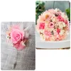 Dekoracyjne kwiaty Wieńce Bukiet ślubny dla panny młodej Wieczna róża wysokiej jakości sztuczna roślina kwiatowa, rekwizyty piograficzne Mariage Deco Dostęp