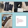 Five Fingers Gloves & Mittens Hats, Scarves Fashion Aessories Black Tle For Women Designer Ladies Letters Print Embroidered Lace Driving Ins