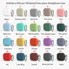 Custodia per auricolari per Airpods 3 Custodia protettiva per baccelli d'aria in TPU multi colori con chiusura Confezione al dettaglio