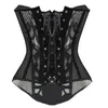 NXY sexy set Upgraded Steel Boned Corsets Thickened Bustier Tops Sexy Lingerie Black Corsage Overbust Korset 6XL Waist Trainer Dropshipping 1129