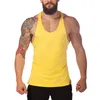 MuscleGuys Bodybuilding Merk Tank Top Mannen Gyms Stringer Tanktop Fitness Singlet Mouwloze Shirt Workout Onderhemd Kleding 210421