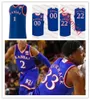 NCAA Custom KU Kansas Jayhawks College-Basketballtrikot, genäht, Jalen Coleman-Lands, Zach Clemence Wilson, KJ Adams Jr., Dajuan Harris, Bobby Pettiford, Remy Martin