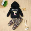 Höst Vinter Baby Boys Dinosaur Cool Hoodies Sweatshirt Toppar + Byxor Outfits Set Nyfödda Baby Boys Kläder Set Spädbarn Outfits # G1023