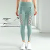Hoge Taille Leggings Outdoor Running Sports Fitness Broek Dames Sneldrogende Yoga Workout Kleding Brahtable Hollow Design Outfit