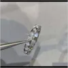 Zespół pierścieni Biżuteria Drop Dostawa 2021 Wysokiej jakości Titanium Steel Love Men and Women Style Zewnętrzna Plaid Diamond Pattern Małe Aromaterapia Ri