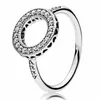 925 Sterling Zilveren Ring Pave Handtekening Cirkels Harten van Halo Prinses Bone Bow Ring voor Vrouwen Gift Mode-sieraden X0715