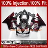 Kroppsinsprutningsform för Honda CBR 600F4 600CC 600 F4 FS CC 1999-2000 karosseri 54no.1 100% passform CBR600FS CBR600F4 1999 2000 CBR600 F4 99 00 OEM Fairings Kit Rothmans Blue