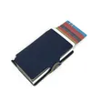 Portafoglio Unisex Fashion Hight Quality casekey Luxury Uomo in pelle Smart Minimalista RFID Blocco Slim Slim con tasca della moneta