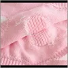 JumpsuitsRompers Baby Clothing Baby Maternity Drop Leverans 2021 Född Höst Strikkad Rompers Långärmad Flocking Wool Pullover Kids Onesies