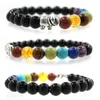 Bijoux Autres Bracelets Amazon bracelet éléphant en agate colorée Fabricants de perles de Bouddha spot en gros