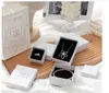 Boîte d'emballage de bijoux de motif de marbre de mode Bracelet Bracelet Receiving Gift Perme-compose Boîte d'emballage Variété de tailles disponibles