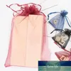 100pcs/set Drawsting Bag 4 Sizes Storage Organza Jewelry Packaging Bags Party Decoration Drawable Gift Pouches Random Color Wrap Factory price expert design