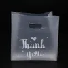 Dank u Plastic Gift Wrap Bag Doekopslag met Handvat Party Bruiloft Candy Cake Wikkeltassen Eeb6130