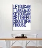 Christopher Wol als je een joykey schildert poster afdrukken Home Decor Framed of Unframed Photopaper Material