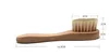 Face Cleansing Wooden Spa Brush for Facial Exfoliation Natural Bristles Cleaning Brushes Dry Brushing Scrubbing with Wood Handle