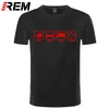 REM Marque Vêtements Mangez Sommeil Jeu Répétez Gamer Geek Ordinateur Drôle T-shirt T-shirt Hommes Coton À Manches Courtes T-shirt Top Camiseta 210409