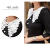 Elegant Vintage Lace Patchwork Peter Pan Collar Black Pencil Dress Summer Office Ol Pearl Button Slim Bodycon Party 210519