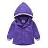 10 styles de Noël enfants couleur unie Tench manteaux veste à capuche bébé garçons filles mignon mode fermeture éclair sport vestes enfants des4105224