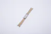 Bandas de reloj 2 tono dorado 17 mm 18 mm 19 mm 20 mm 316L 316L Pulsera de banda de correa de jubileo de acero inoxidable Compatible para