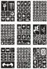 Temporary Tattoos Tattoo Stencil Factory Direct 039-060 Stickers