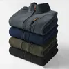 5xl Men Vår Outwear Tjock Varm Fleece Ärmlös Vest Jacka Waistcoat Men Höst Casual Outfits Tactical Vest Men Plus 211119