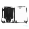 スーツケース20 "24"インチクリエイティブブランド透明ローリング荷物トロリーバッグトラベルスーツケースのキャビンオンホイール