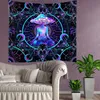 Taquestres Multifunction Wall Tapestry Mushroom Man impresso em pendurar manta de ioga de viagem de viagem para dormir em casa el decor254w