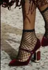 T Kayış Kadife Elbise Ayakkabı Kadın Balo Parti Pompaları Kristal Rhinestone Topuk Lady Gelin Ayakkabı Artı Boyutu Euro 43