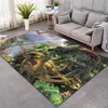 Kids Dinossauro Shaggy Anti-Skid Floor Play Mats 3D Tapete Não-Slip Tapete Jantar Sala de estar Macio Child Quarto Mat Tapete Home 005 210724