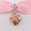 925 Silver Mothers Day Jewelry Making Kit Pandora Rose Brasilian Heart Diy Charm Valentines Slap Armband Men jubileumsgåva till hennes kvinnor flickkedja pärla