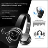 Bluetooth Headphones Speakers 2 in 1 SODO MH2 Foldable NFC HiFi Stereo Wireless Over Ear Headphones V5.0 with Mic Support TF Card FM