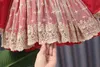Baby Girl Lolita платье детские испанские платья принцессы младенческие королевские шарнир для девочек рождественские новогодние Flocks Vestidos G1218